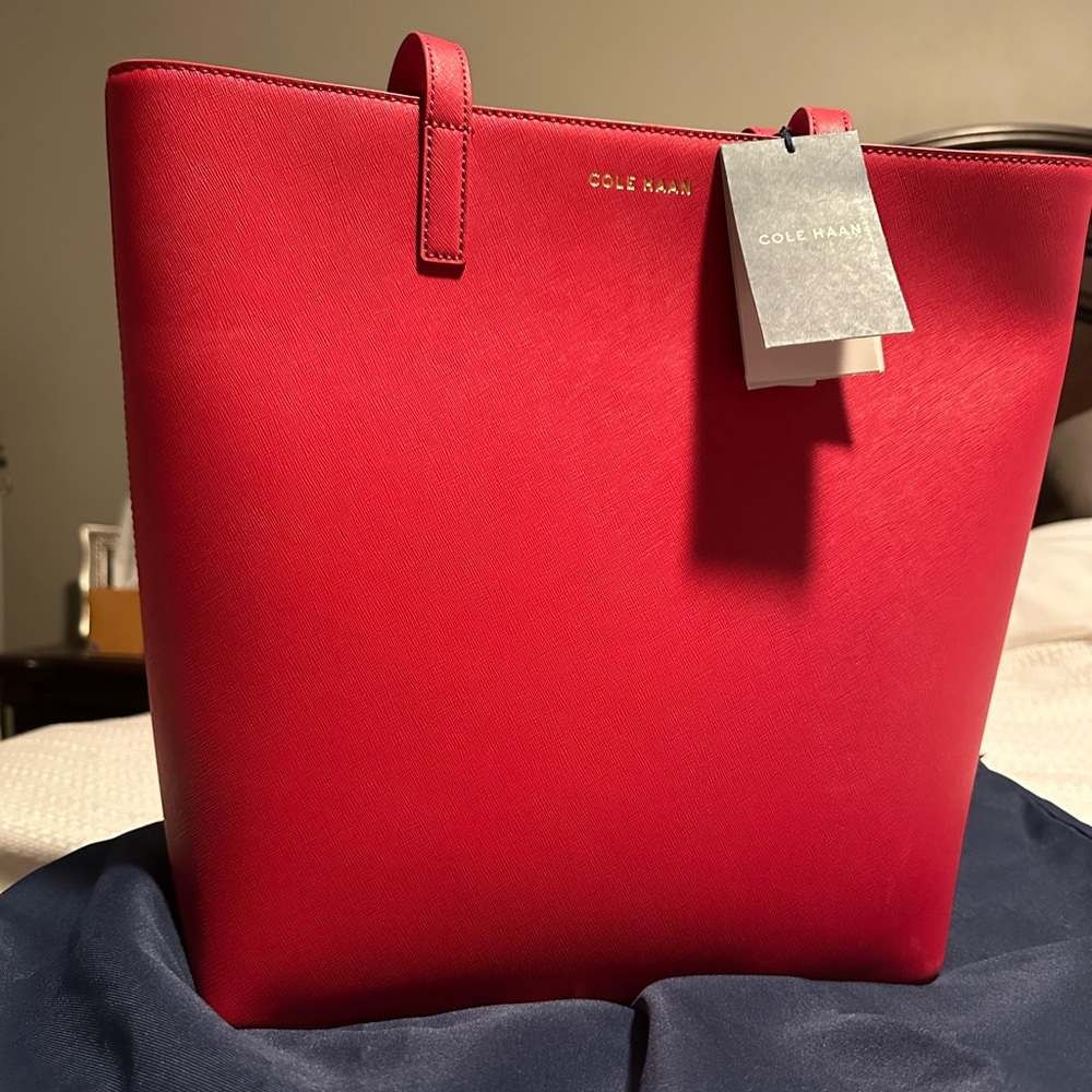 Cole Haan Vibrant Red Tote